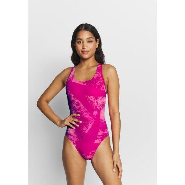 Speedo BOOMSTAR Kostium kąpielowy electric pink galinda 1SP81G03D