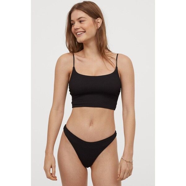 H&M Góra od kostiumu 0812363005 Czarny