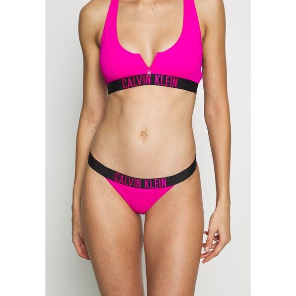 Calvin Klein Swimwear INTENSE POWER BRAZILIAN Dół od bikini pink glo C1781I01N