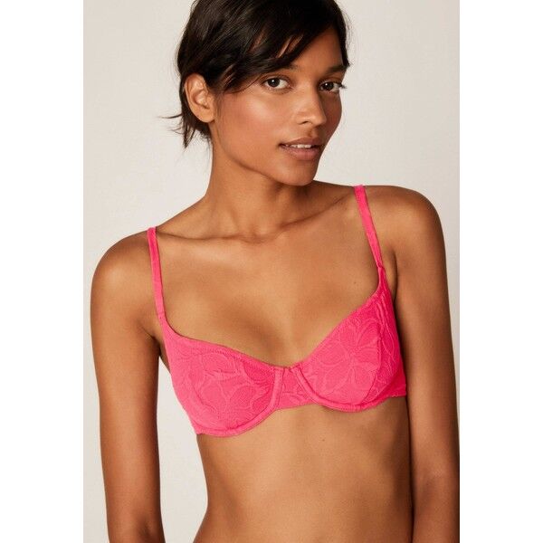OYSHO Góra od bikini neon pink OY181S01Q
