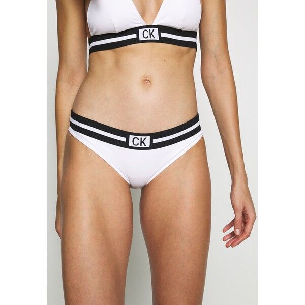 Calvin Klein Swimwear CORE RESET CLASSIC Dół od bikini classic white C1781I01R