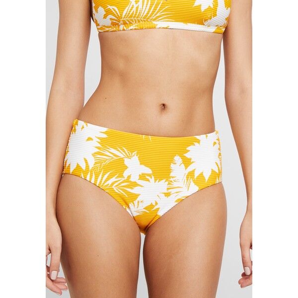 Seafolly WILD TROPICS WIDE SIDE RETRO Dół od bikini saffron S1981I050
