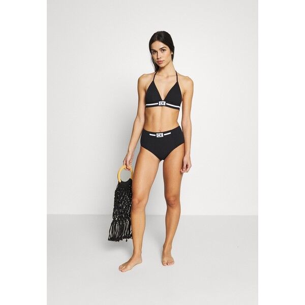 Calvin Klein Swimwear CORE RESET TRIANGLE Góra od bikini black C1781J01C