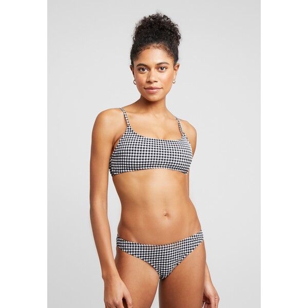 Cotton On Body SCOOP CROP BRALETTE SET Bikini black/white C1R81L007