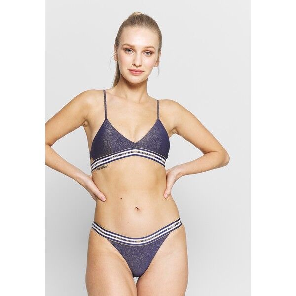 Emporio Armani TRIANGLE CUPS AND T-BRIEF CRUISE SET Bikini indigo blue EA881L007