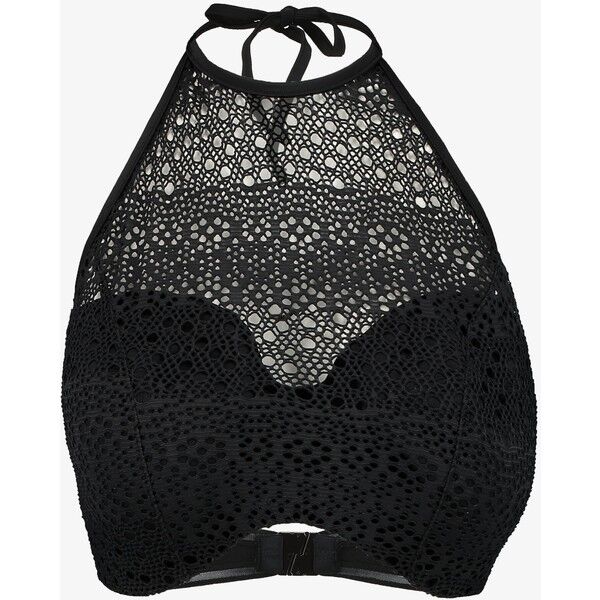 Elomi INDIE BANDEAU HIGH NECK Góra od bikini black E0781J006