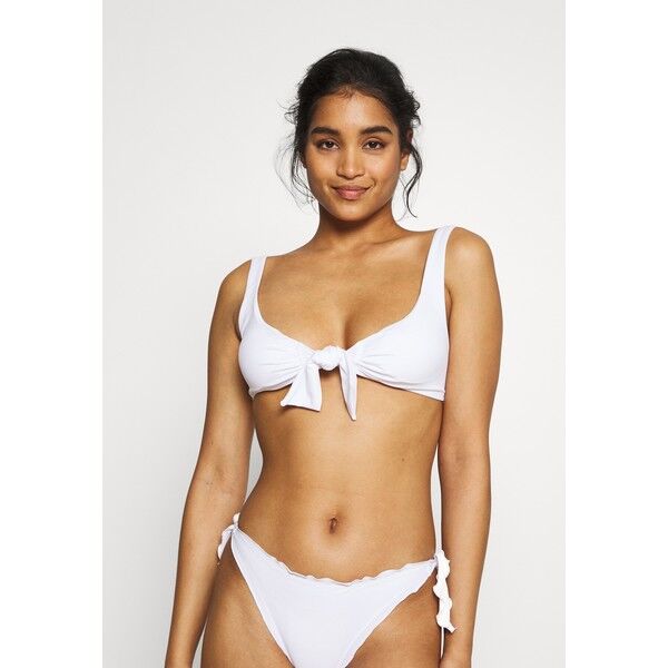 Guess REMOVABLE PADDED HALTER Góra od bikini optic white GU181J022