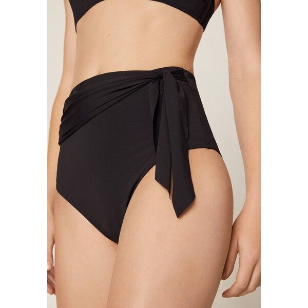 OYSHO HOCH GESCHNITTENER Dół od bikini black OY181I0BF