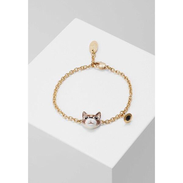 Vivienne Westwood CAT BRACELET Bransoletka brown/black/white/gold-coloured VW951L030