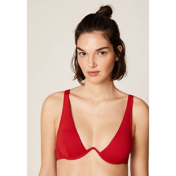 OYSHO BIKINIOBERTEIL MIT BÜGEL 30716333 Góra od bikini red OY181A0M1
