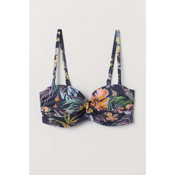 H&M Góra od kostiumu 0589599017 Ciemnoniebieski/Wzór