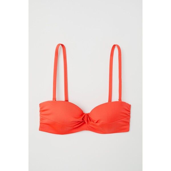H&M Góra od kostiumu 0589599017 Koralowoczerwony