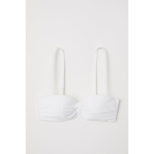 H&M Góra od kostiumu 0589599017 Biały/Struktura