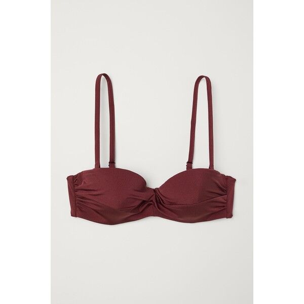 H&M Góra od kostiumu 0589599017 Burgundowy