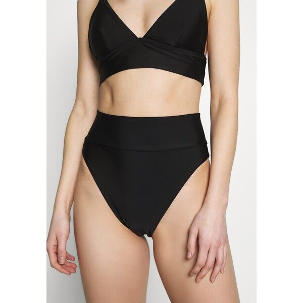 aerie HI CUT CHEEKY SOLID Dół od bikini true black AEF81I009