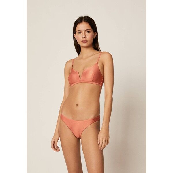 OYSHO TOP IN KUPFERROT 32440368 Góra od bikini coral OY181A0MF