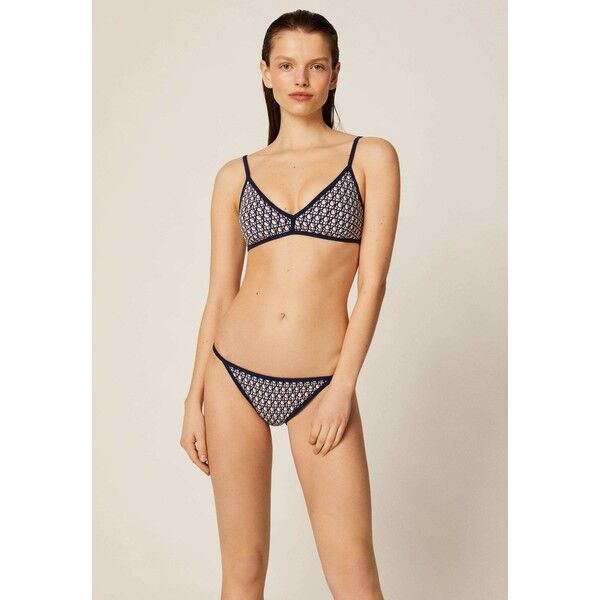 OYSHO Dół od bikini dark blue OY181I0C0