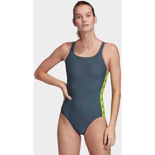 adidas Performance ADIDAS SH3.RO TAPERED SWIMSUIT Kostium kąpielowy blue AD581G04F