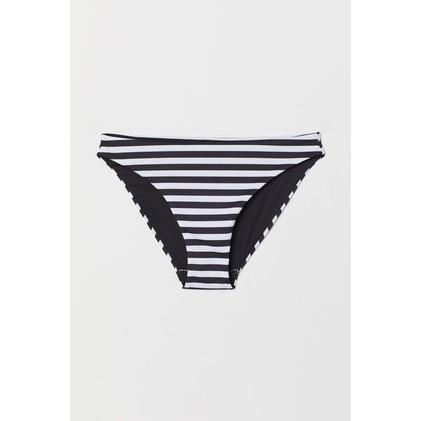 H&M Dół od kostiumu 0701079003 Czarny/Paski
