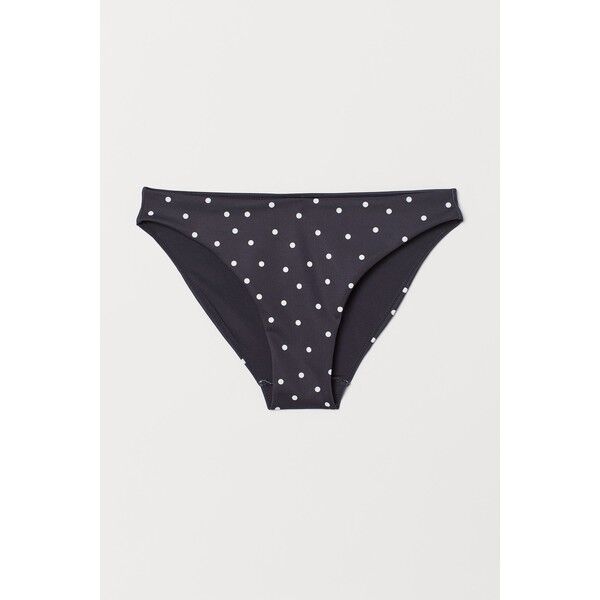 H&M Dół od kostiumu 0701079003 Czarny/Kropki