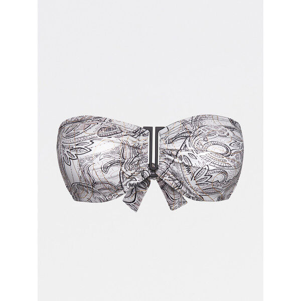 Reserved Bandażowa góra od bikini ze wzorem YL977-99X