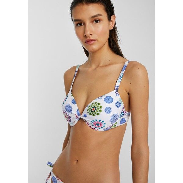 Desigual BIKI_BRASIL Góra od bikini white DE181J00E