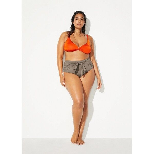 Mango Majtki wyciete frida Khaki 67035940-FRIDA-LV