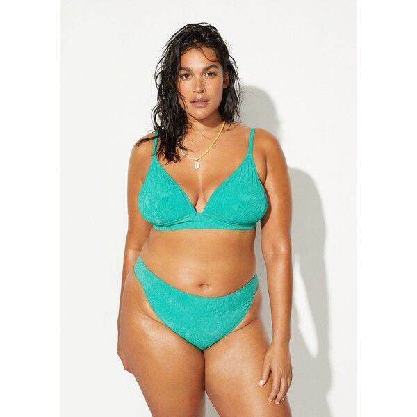 Mango Majtki wyciete gina Zielony 67005650-GINA-LV