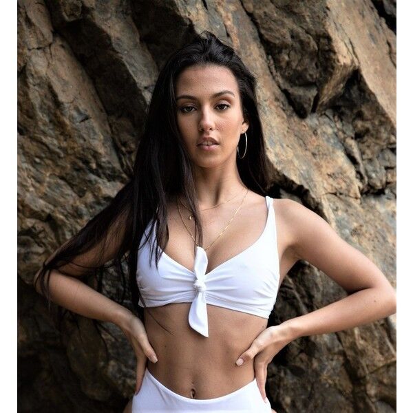 Tropiko Swimwear TROPIKO SWIMWEAR - góra bikini PORTOFINO biały