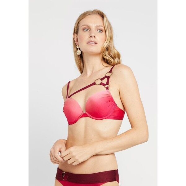 Hunkemöller RINGS PLUNGE Góra od bikini pink HM181J047