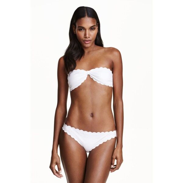 H&M Dół od kostiumu 0351484003 Biały