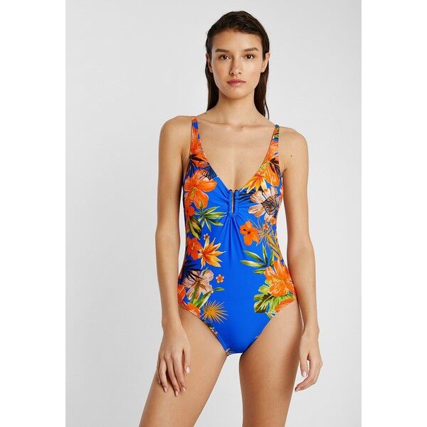 Desigual BIKI_TULUM Kostium kąpielowy blue DE181G00C