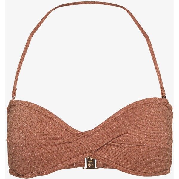 Seafolly STARDUSTTWIST BANDEAU Góra od bikini bronze S1981J064