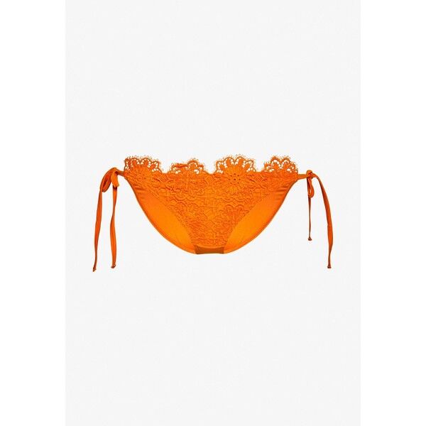 Wolf & Whistle ORANGE TIE SIDE BRIEF Dół od bikini orange WOC81I005