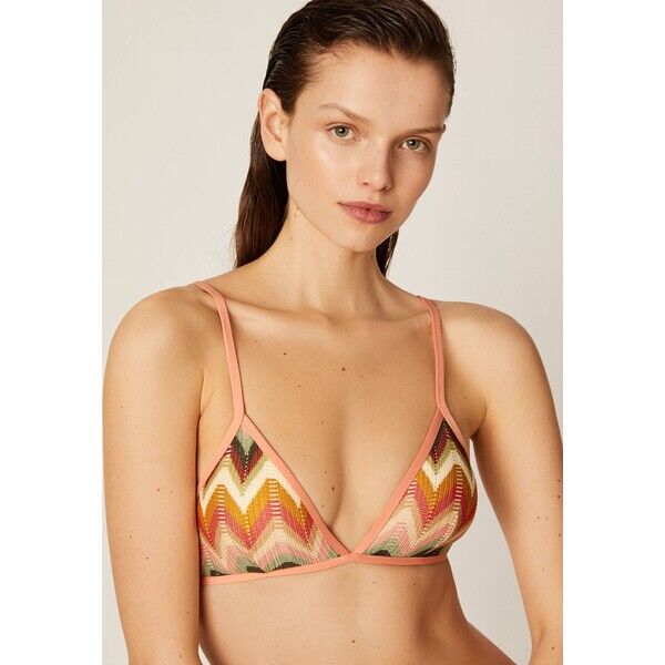 OYSHO GEHÄKELTES TRIANGEL-BIKINIOBERTEIL 30712148 Góra od bikini multi-coloured OY181L006