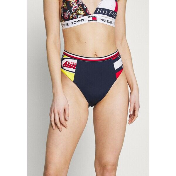 Tommy Hilfiger CHEEKY HIGH WAIST Dół od bikini bold yellow TO181I02G