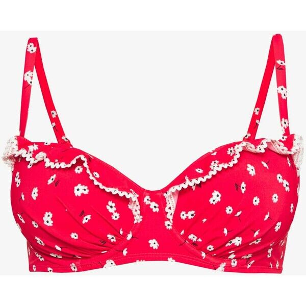 Pour Moi SUNSET BEACH LIGHTLY PADDED UNDERWIRED Góra od bikini red/white POJ81J00V