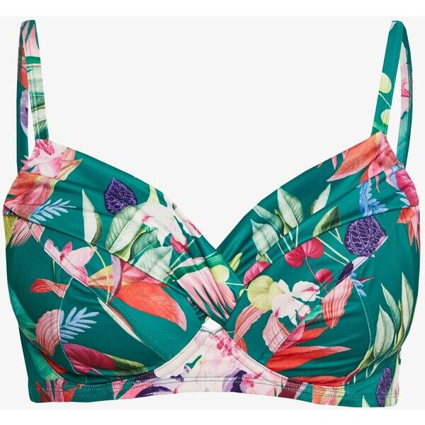 DORINA CURVES MERIDA Góra od bikini green DOH81J00O