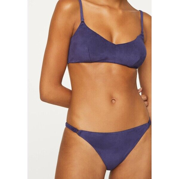 OYSHO STRAPPY BRAZILIAN Dół od bikini dark purple OY181I0DX