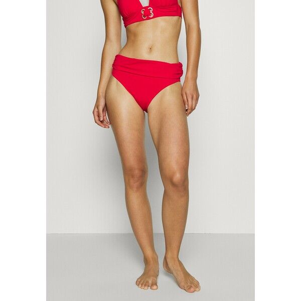 Pour Moi SANTA MONICA FOLD OVER TIE BRIEF Dół od bikini red POJ81I00T