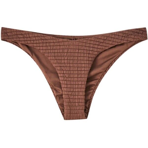 PULL&BEAR Dół od bikini dark brown PUC81I00J