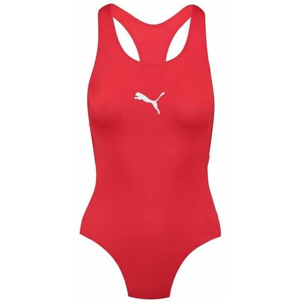 Strój kąpielowy PUMA SWIM WOMEN RACERBACK SWIMSUIT 1P RED 90768102 PUMA