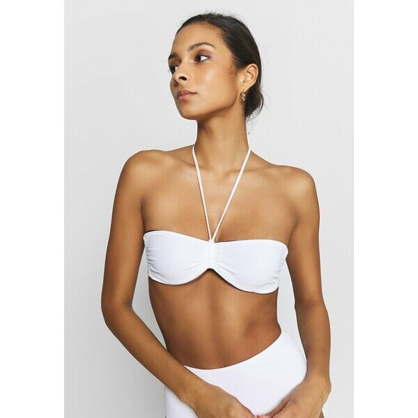 b'La Perla DOUBLE VISION UNDERWIRED BANDEAU NO PADDED G\xc3\xb3ra od bikini blue/white 2LP81J009'