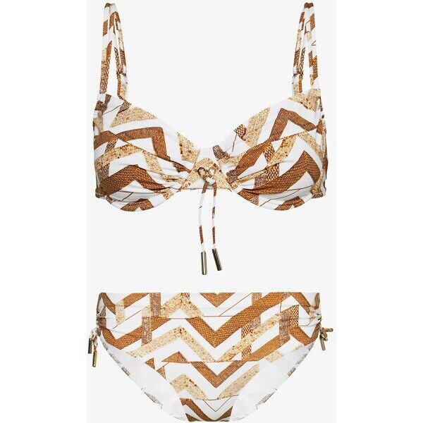 Maryan Mehlhorn SET Bikini white/gold M4M81L001