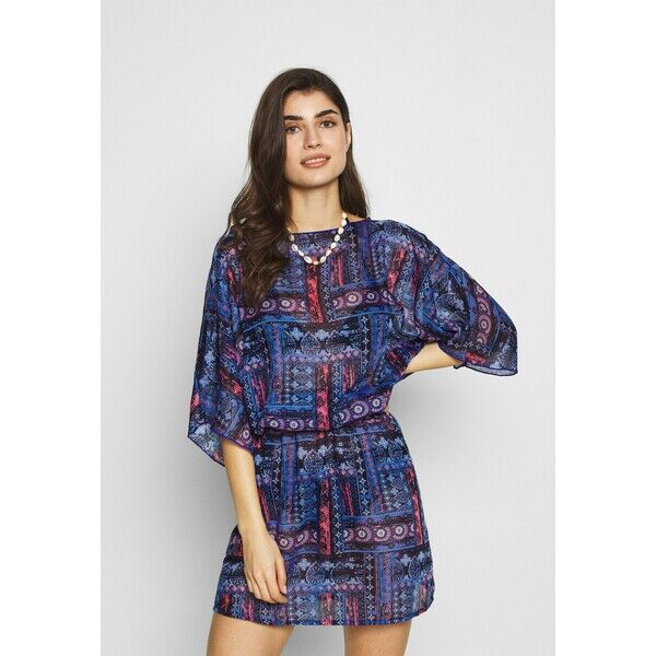 s.Oliver TUNIC Akcesoria plażowe blau/koralle SO281H00N