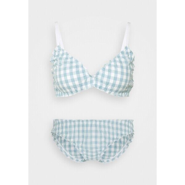 Monki BIBBI BRA AND BRIEF SET Bikini blue MOQ81L015