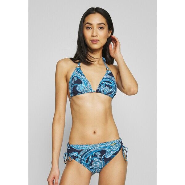 LASCANA TRIANGLE BOHO Góra od bikini navy L8381J02K