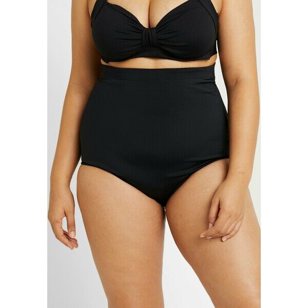 Elomi ESSENTIALS HIGH WAIST BRIEF Dół od bikini black E0781I001