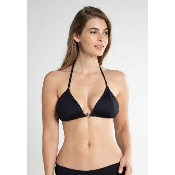 MICHAEL Michael Kors RADIANT CHAIN SOLIDS TRIANGLE Góra od bikini black MK181J018