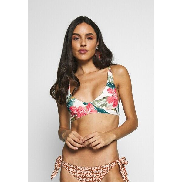 Rip Curl TROPIC COAST PLUNGE Góra od bikini hot coral RI781J02F